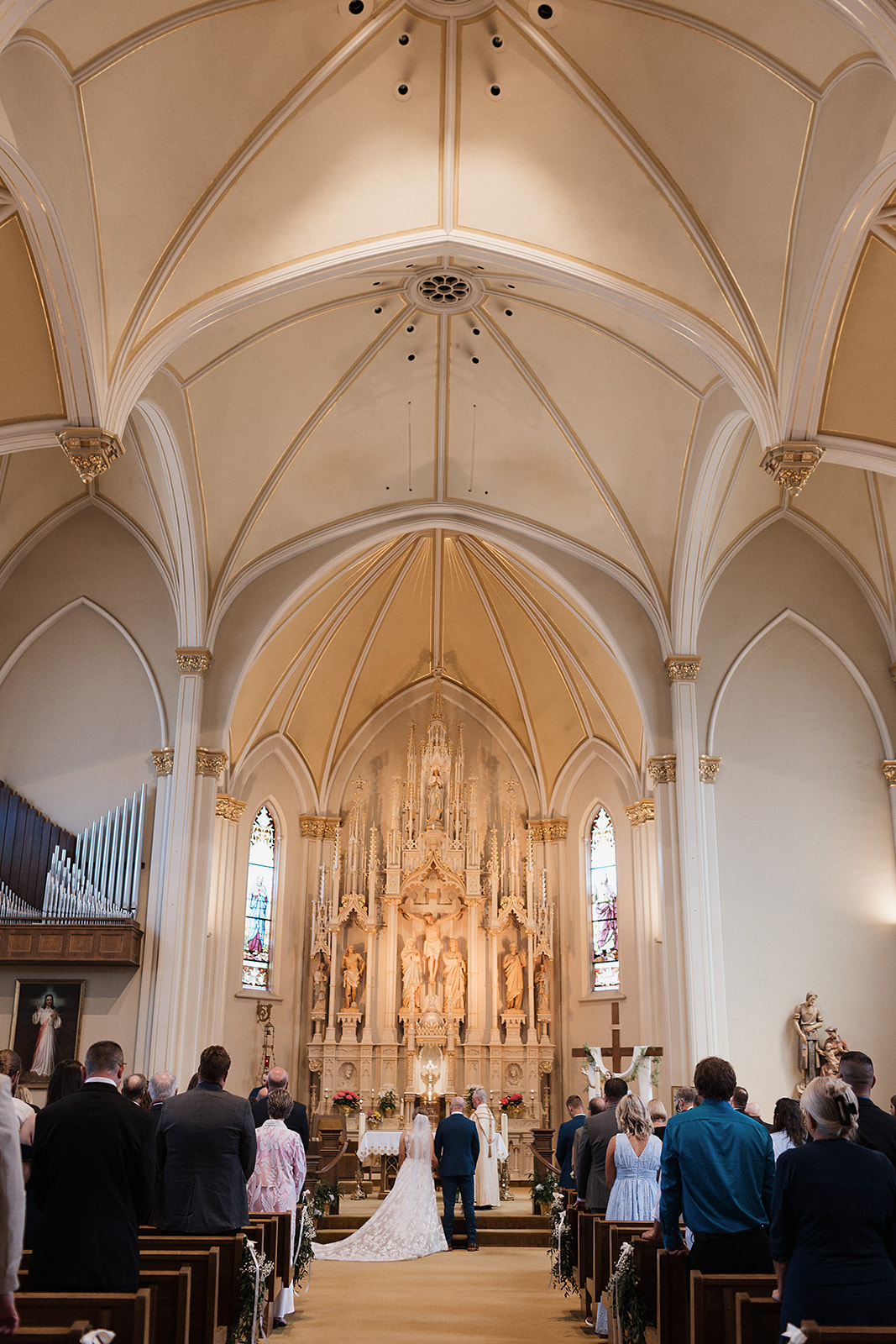 A church wedding ceremony