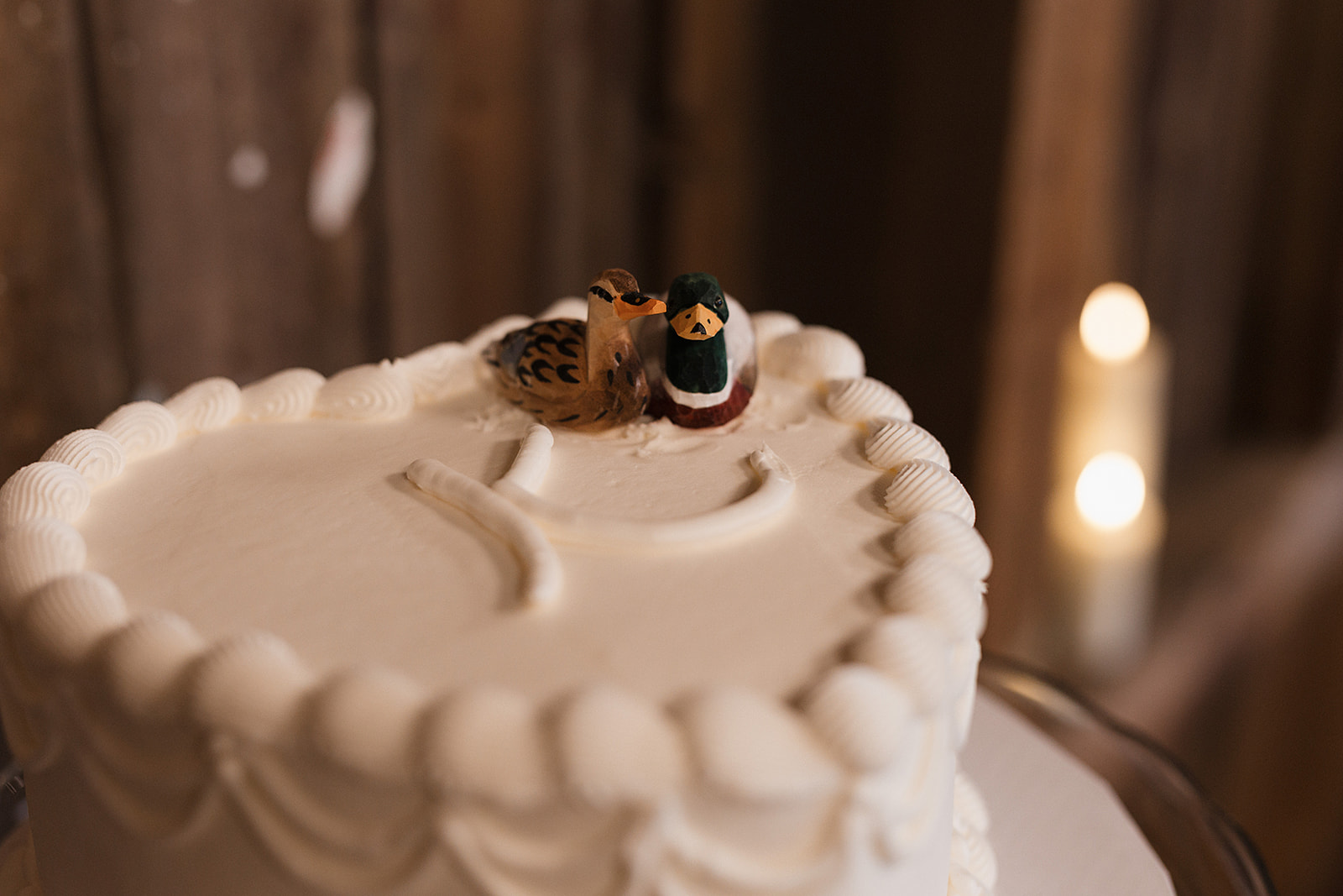 A duck cake topper