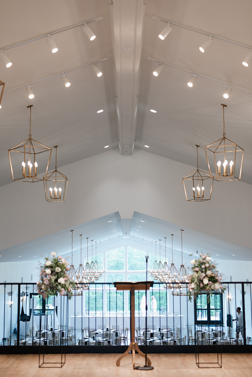 A wedding ceremony setup at the eloise