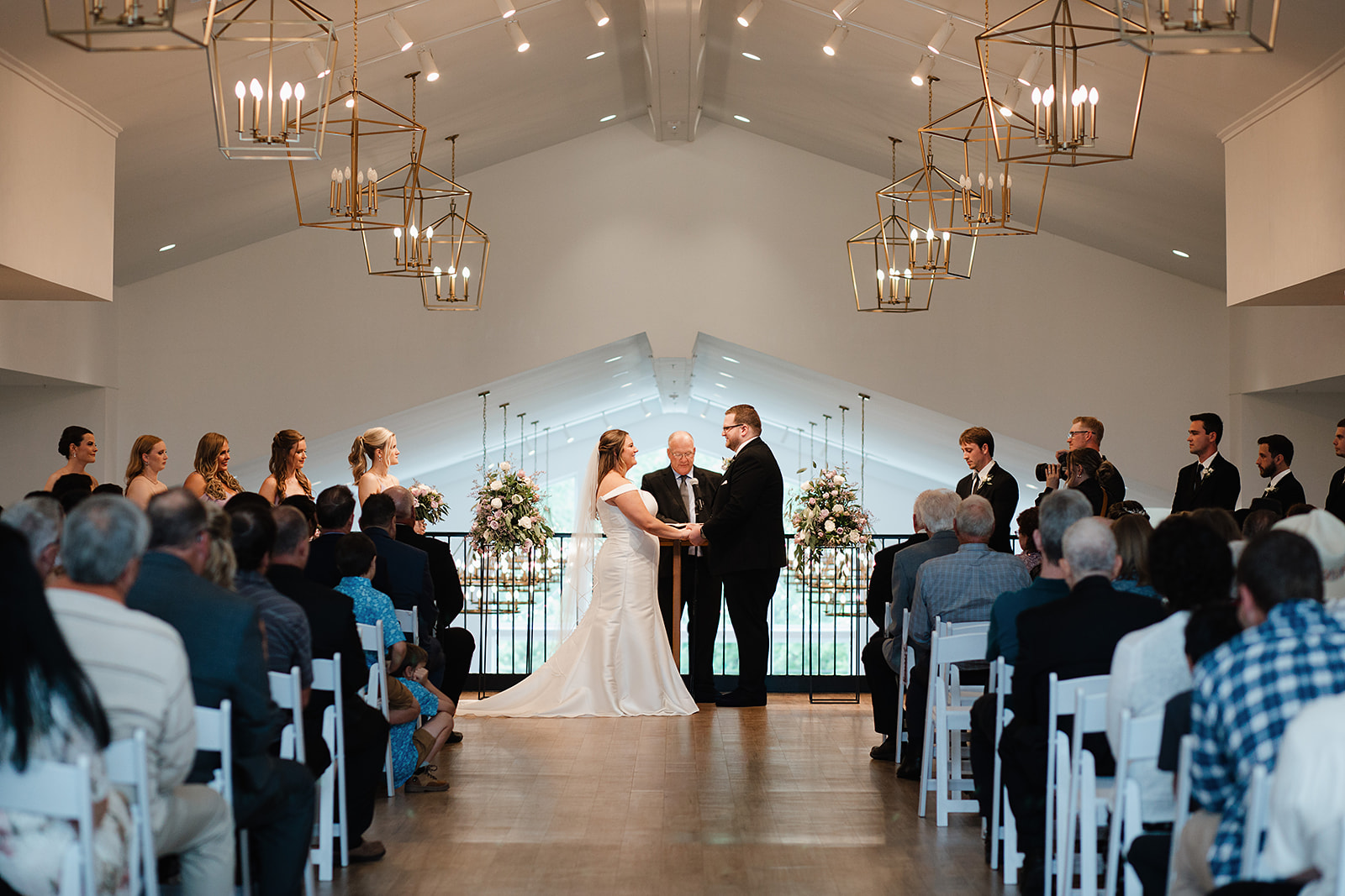A wedding ceremony at the Eloise